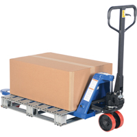 Vestil PM5-2048-QL Quick Lift Pallet Truck, Steel, 48" L x 20" W, 5500 lbs. Capacity