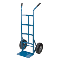 KLETON MN389 All-Welded Hand Truck, Dual Handle, Steel, 46" Height, 600 lbs. Capacity