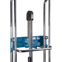 Hydraulic Platform Lift Stacker, Foot Pump Operated, 880 lbs. Capacity, 60" Max Lift MN397 | TENAQUIP