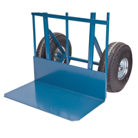 KLETON MN412 Load Retention Hand Truck, Dual Handle, Steel, 53" Height, 600 lbs. Capacity