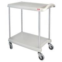 Metropolitan Wire MY1627-24G myCart Utility Cart, 2 Tiers, 16" x 35-1/2" x 27", 300 lbs. Capacity