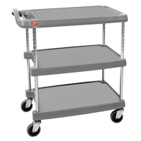 Metropolitan Wire MY1627-34G Chariot utilitaire myCart, 3 tiers, 16" x 35-1/2" x 27", Capacit&eacute; 400 lb