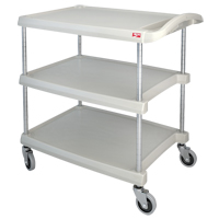 myCart™ Utility Cart, 3 Tiers, 20" x 35-1/2" x 30", 400 lbs. Capacity  MN475 | TENAQUIP