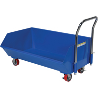 Vestil SLPT-33 Basculeur ouvert, Acier, 1/3 vg³, Bleu