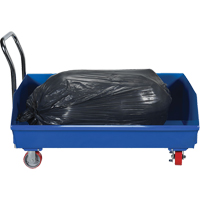 Vestil SLPT-33 Basculeur ouvert, Acier, 1/3 vg³, Bleu