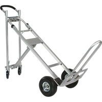 Three-Position Spartan III™ Convertible Hand Truck, Aluminum, 750 lbs. Capacity  MN680 | TENAQUIP