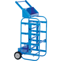 Vestil WIRE-D-E Chariot portatif pour mat&eacute;riaux bobin&eacute;s, Acier, 11 Montants, 19-1/2" la x 43-1/4" h x 17-1/2" p, Capacit&eacute; de 150 lb