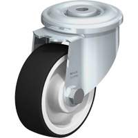 Blickle LKR-POTH 100R Roulette en polyur&eacute;thane, Pivotant, Diam&egrave;tre 4", Capacit&eacute; 660 lb (299,371 kg)