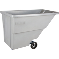 Tilt Truck, Polyethylene, 0.625 cu. yd., 500 lbs. Load Capacity MN980 | TENAQUIP