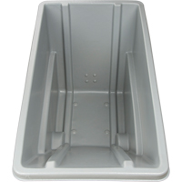 KLETON MN980 Chariot basculeur en acier, Poly&eacute;thyl&egrave;ne, 0,625 vg³, Capacit&eacute; de charge de 500 lb