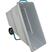 KLETON MN981 Chariot basculeur en acier, Poly&eacute;thyl&egrave;ne, 0,625 vg³, Capacit&eacute; de charge de 850 lb