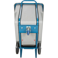 KLETON MN981 Chariot basculeur en acier, Poly&eacute;thyl&egrave;ne, 0,625 vg³, Capacit&eacute; de charge de 850 lb