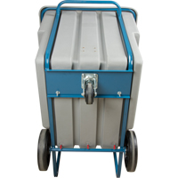 KLETON MN982 Chariot basculeur en acier, Poly&eacute;thyl&egrave;ne, 1,1 vg³, Capacit&eacute; de charge de 1250 lb