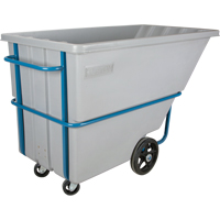 Tilt Truck, Polyethylene, 1.1 cu. yd., 2000 lbs. Load Capacity MN983 | TENAQUIP