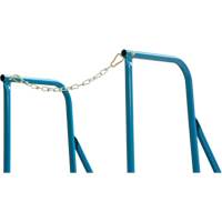 KLETON MO012 Escabeau roulant avec rails pour acc&egrave;s &agrave; une remorque, 6 marches, Largeur de la marche 22", Hauteur de la plateforme 55", Acier