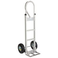 Knocked Down Hand Truck, P-Handle Handle, Aluminum, 52" Height, 500 lbs. Capacity MO074 | TENAQUIP