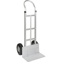 KLETON MO076 Knocked Down Hand Truck, Continuous Handle, Aluminum, 49-5/8" Height, 500 lbs. Capacity
