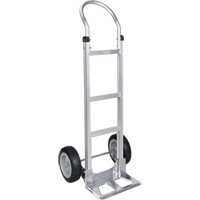 KLETON MO078 Knocked Down Hand Truck, Continuous Handle, Aluminum, 49-5/8" Height, 500 lbs. Capacity