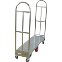 Chariots à plate-forme en acier