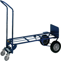 Wesco 210139 Chariot de manutention industriel convertible de luxe, Acier, Capacit&eacute; 1000 lb