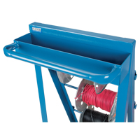 KLETON MO215 Chariot portatif pour mat&eacute;riaux bobin&eacute;s, Acier, 4 Montants, 24-1/2" la x 49" h x 23" p, Capacit&eacute; de 400 lb