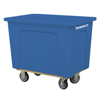 Wesco 272519 Box Truck, Polyethylene, 42" L x 30" W x 36" H, 20 cu. ft. Volume, 600 lbs. Capacity