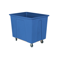 Wesco 272524 Box Truck, Polyethylene, 46" L x 34" W x 40" H, 25 cu. Ft. Volume, 600 lbs. Capacity