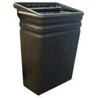 Plastic Refuse Bin for Utility Cart  MO258 | TENAQUIP