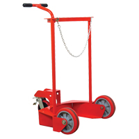 Wesco 210131 Large Liquid Gas Cylinder Truck LCC, Polyurethane Wheels, 20" W x 20" D Base, 1000 lbs.