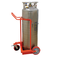 Wesco 210131 Large Liquid Gas Cylinder Truck LCC, Polyurethane Wheels, 20" W x 20" D Base, 1000 lbs.