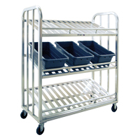 Picking Cart, 3 Tiers, 59" W x 67-1/2" H x 26" D, 1000 lbs. Capacity  MO453 | TENAQUIP