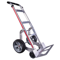 Magliner HRA119UAE2A Self-Stabilizing Hand Truck, Continuous Handle, Aluminum, 55'' Height, 500 lbs. Capacity