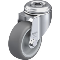 Blickle LKRA-TPA 80G Roulette en &eacute;lastom&egrave;re thermoplastique de haute qualit&eacute;, Pivotant, Diam&egrave;tre 3-1/8" (79,5 mm), Capacit&eacute; 220 lb (100 kg)