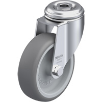 Blickle LKRA-TPA 101G Roulette en &eacute;lastom&egrave;re thermoplastique de haute qualit&eacute;, Pivotant, Diam&egrave;tre 4" (102 mm), Capacit&eacute; 240 lb (108 kg)