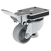 Blickle HRLK-SPO 80K Heavy-Pressed Caster, Swivel, 3-1/4" (82.5 mm), Steel, 660 lbs. (300 kg.)