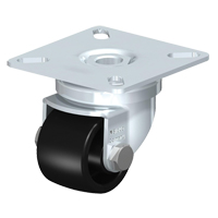 Blickle LPA-POA 35G Low-Profile Caster, Swivel, 1-3/8" (35 mm), Nylon, 165 lbs. (75 kg.)