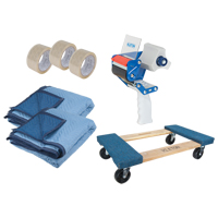 Moving Kit, Wood Frame, 18" W x 30" L, 1000 lbs. Capacity MO801 | TENAQUIP