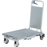 Vestil CART-400-PSS Manual Hydraulic Scissor Lift Table, 27-1/2" L x 17-5/8" W, Partial Stainless Steel, 400 lbs. Capacity