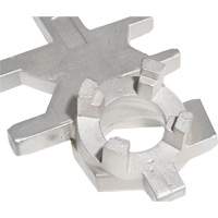 Vestil BNW-SS-W Drum Wrench, 3/4"/2" Opening, 9-1/2" Handle, Stainless Steel