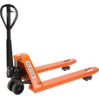 KLETON MO890 Super Heavy-Duty Manual Pallet Truck, Steel, 48" L x 27" W, 11000 lbs. Capacity