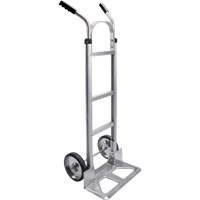 KLETON MO891 Knocked Down Hand Truck, Dual Handle, Aluminum, 50-5/8" Height, 500 lbs. Capacity