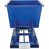 Vestil D-50-MD Conteneur autobasculeur, Acier, 1/2 vg³, Bleu