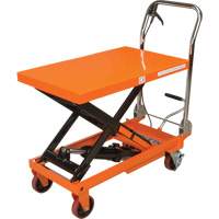 KLETON MP006 Hydraulic Scissor Lift Table, 32" L x 19-3/4" W, Steel, 660 lbs. Capacity