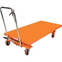 KLETON MP009 Table &eacute;l&eacute;vatrice &agrave; ciseaux hydraulique, 63" lo x 31-1/2" la, Acier, Capacit&eacute; 1100 lb
