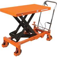 KLETON MP011 Table &eacute;l&eacute;vatrice &agrave; ciseaux hydraulique, 40" lo x 20 " la, Acier, Capacit&eacute; 2200 lb