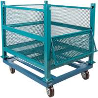 Dolly for Open Mesh Container, 40.5" W x 34-1/2" D x 10" H, 3000 lbs. Capacity MP097 | TENAQUIP