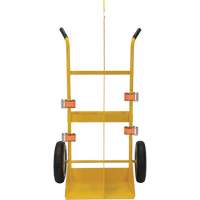 Vestil CYL-EH-FF Welding Cylinder Torch Cart, Foam-Filled Wheels, 23-13/16" W x 22-13/16" L Base, 500 lbs.