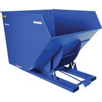 Vestil D-400-HD Conteneur autobasculeur, Acier, 4 vg³, Bleu