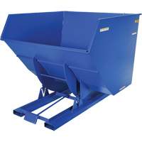 Vestil D-400-HD Conteneur autobasculeur, Acier, 4 vg³, Bleu