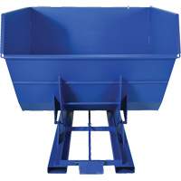 Vestil D-400-HD Conteneur autobasculeur, Acier, 4 vg³, Bleu